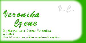 veronika czene business card